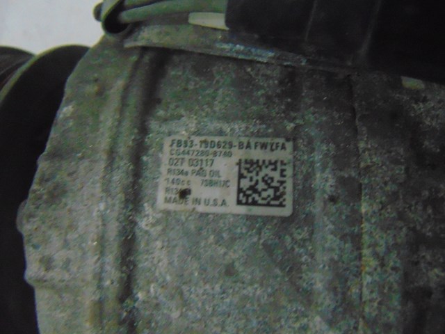 2016 Ford Explorer Sport AC Compressor FB53 19D629-BA