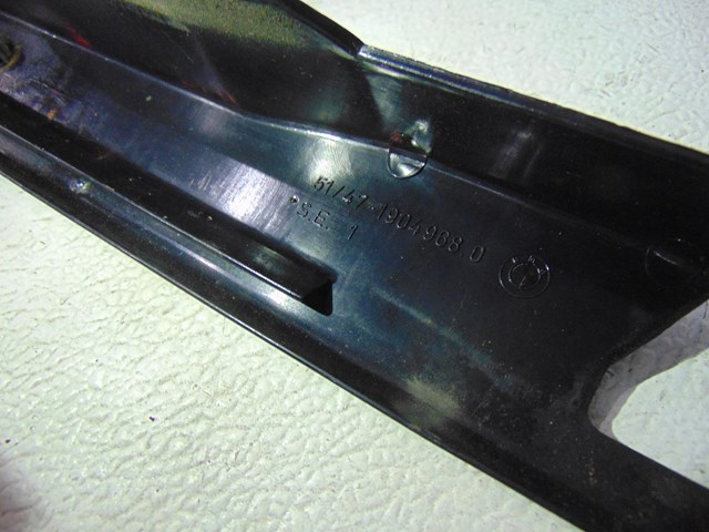 1987 BMW 325is E30 coupe Trunk Latch Cover Trim 1 904 968