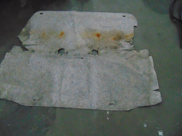 1987 BMW 325is E30 Coupe Rear Seat Underlayment Carpet