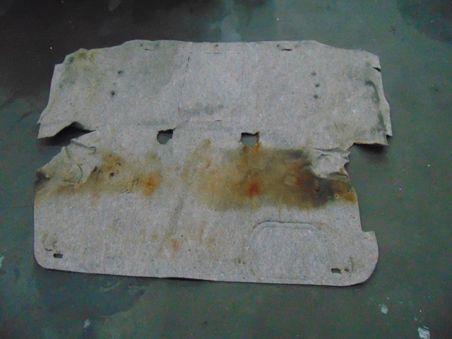 1987 BMW 325is E30 Coupe Rear Seat Underlayment Carpet