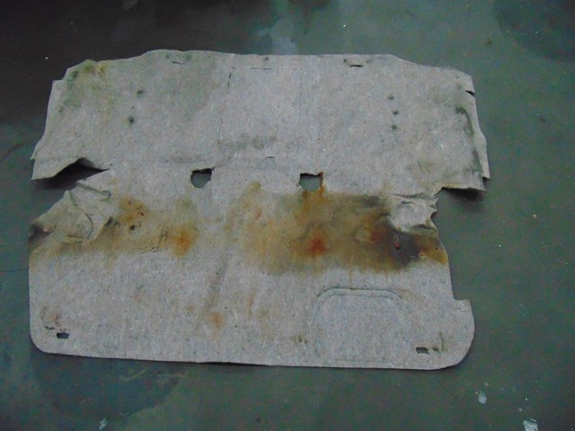 1987 BMW 325is E30 Coupe Rear Seat Underlayment Carpet