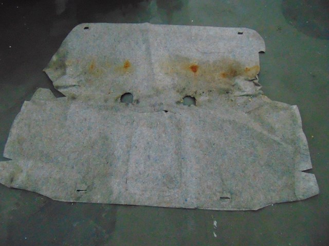 1987 BMW 325is E30 Coupe Rear Seat Underlayment Carpet