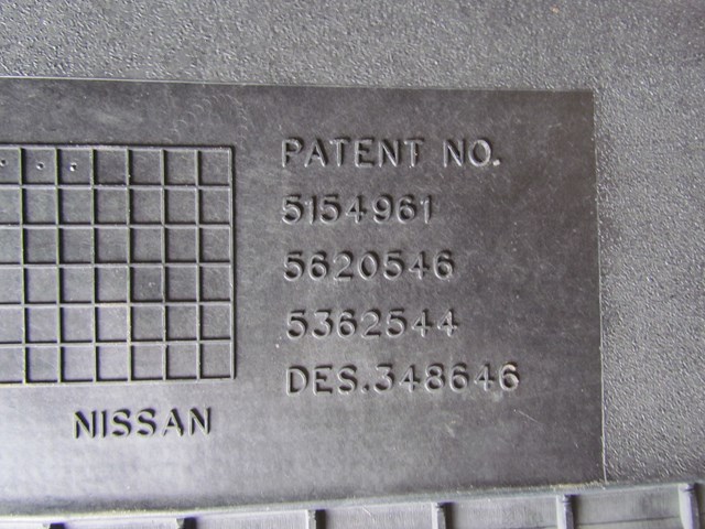 2003 Nissan 350Z Rear Trunk Carpet 999E2-ZP000