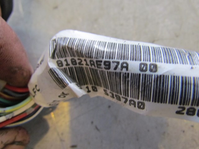 2005 Subaru Baja Front RH Passenger Door Wiring 81821AE97A