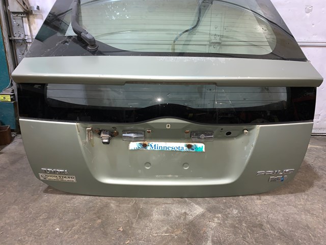 2004-2009 Toyota Prius Trunk Hatch Lid Complete w/ Glass OEM Pistachio 6U0