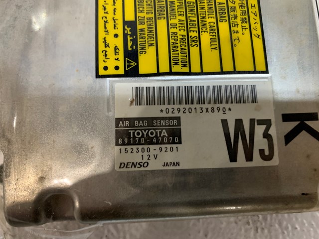 2007 Toyota Prius Air Bag Sensor module OEM 152300-9201