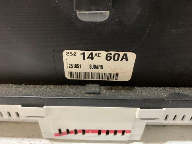 2003 Subaru Legacy Gauge Instrument cluster 85014AE60A