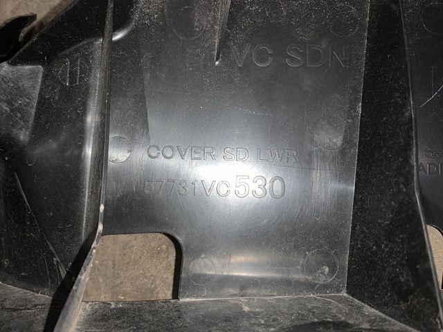 2022-2023 Subaru WRX Rear LH Driver Splash Shield Cover OEM 57731vc530