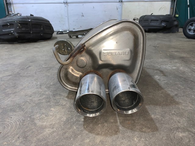 2022-2023 Subaru WRX Rear RH Passenger Exhaust Muffler w/ Tips OEM