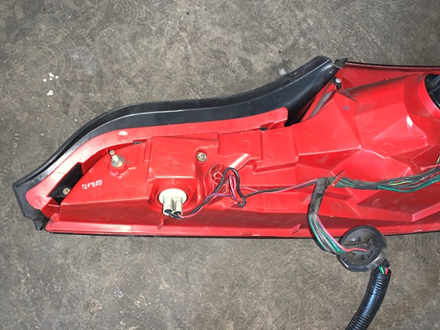 2005-2007 Infiniti G35 Coupe Painted/Smoked LH Driver Tail Light OEM