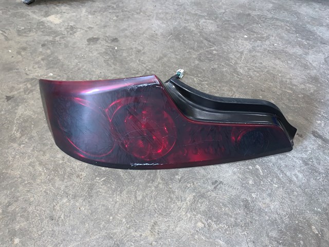 2005-2007 Infiniti G35 Coupe Painted/Smoked LH Driver Tail Light OEM