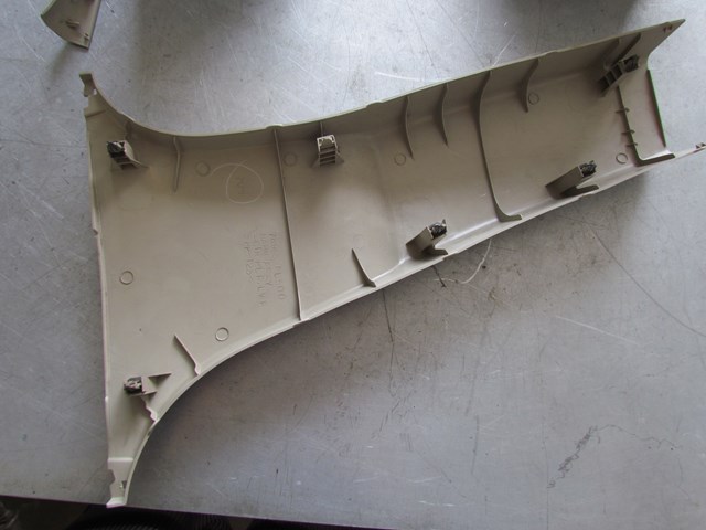 2004 Infiniti G35 Sedan AT RH Passenger Lower B Panel Trim Tan 76915 AL500