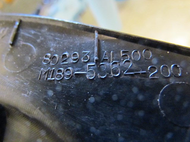 2003 Infiniti G35 Sedan AT Front LH Drivers Sail Panel With Tweeter