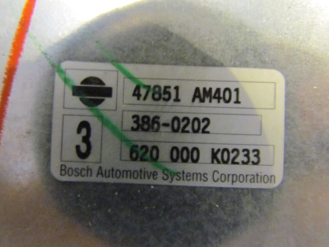 2003 Infiniti G35 Sedan AT ABS Computer Module 47851 AM401