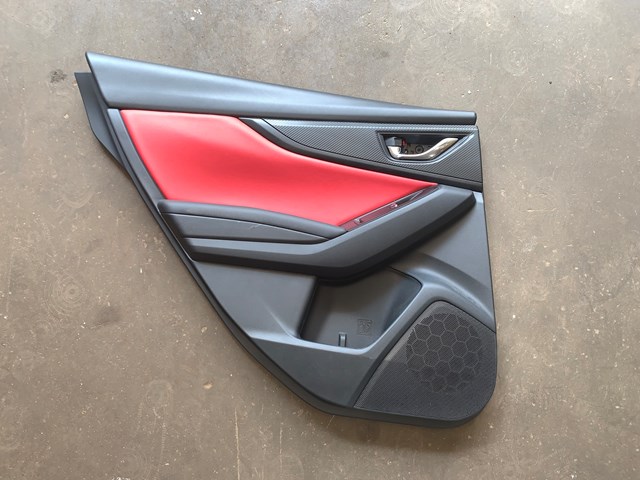 2022 Subaru WRX Premium Rear LH Door Panel RED & BLACK OEM