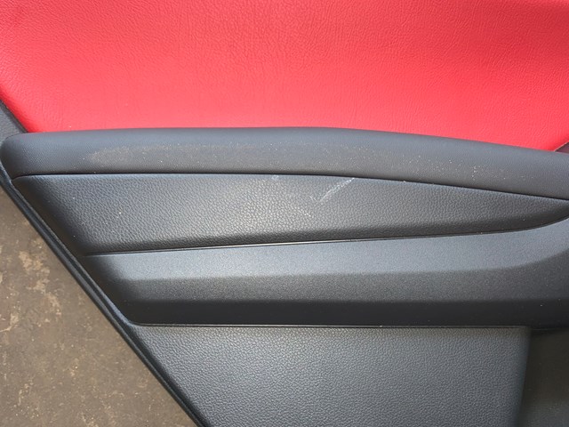 2022 Subaru WRX Premium Rear LH Door Panel RED & BLACK OEM