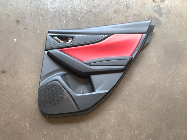 2022 Subaru WRX Premium Rear RH Door Panel RED & BLACK OEM
