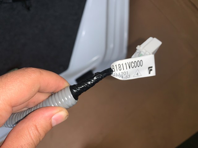 2022 Subaru WRX Premium White Trunk Lid W/ Back Up Camera 