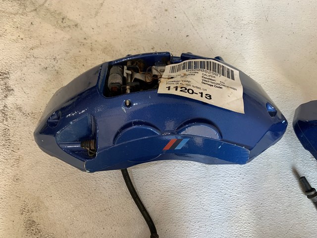 2010-2014 BMW X6M E72 M-SPORT BREMBO BRAKE CALIPER SET BLUE FRONT AND REAR OEM 5