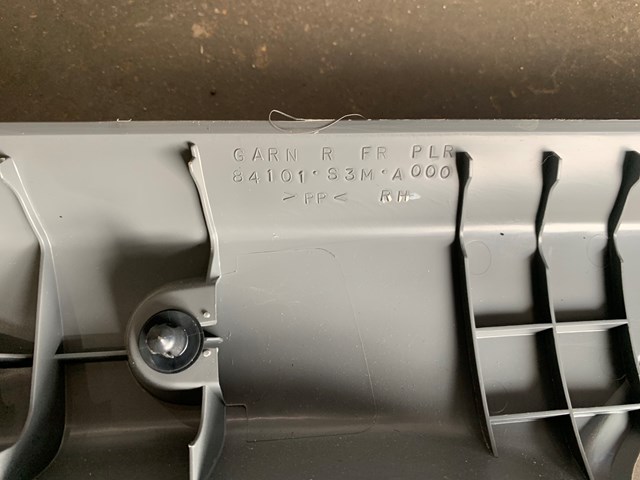 2001 Acura CL Front RH Passenger A Pillar Trim Panel OEM 84101 S3M A000