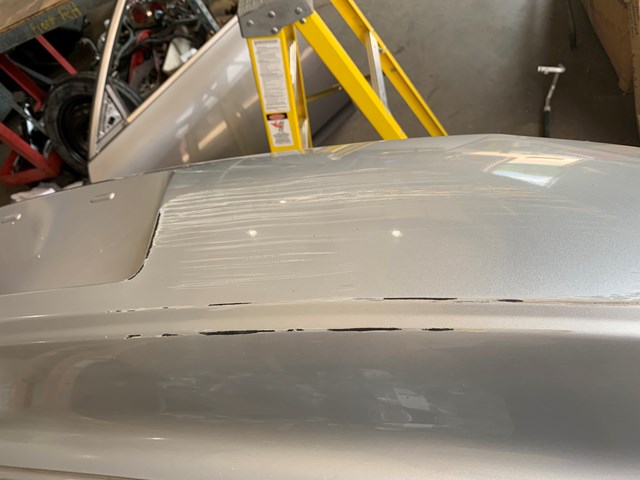 2001 Acura CL Rear Bumper Cover Silver SCUFFS (SEE PHOTOS)