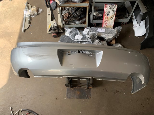 2001 Acura CL Rear Bumper Cover Silver SCUFFS (SEE PHOTOS)