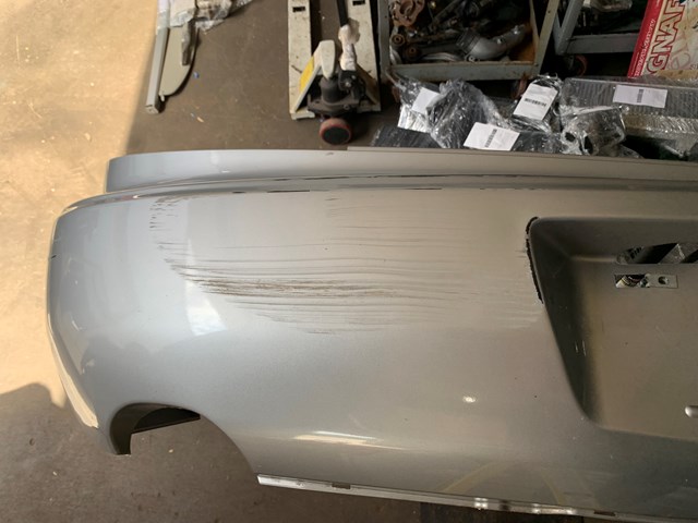 2001 Acura CL Rear Bumper Cover Silver SCUFFS (SEE PHOTOS)