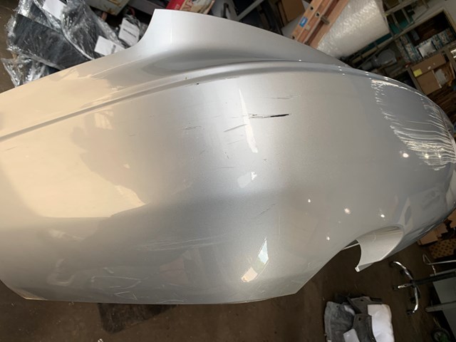 2001 Acura CL Rear Bumper Cover Silver SCUFFS (SEE PHOTOS)