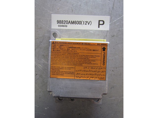 2003 Infiniti G35 Sedan AT Air Bag Sensor Under Console 98820AM600