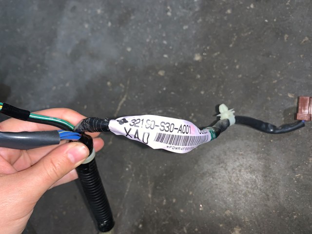 2000 Honda Prelude AC Heater Climate Control Wire Harness OEM 32180-S30-A001