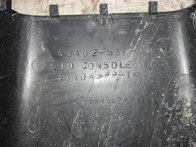 2000 Honda Prelude Center Console Panel Trim Cover OEM 83402-S30-00