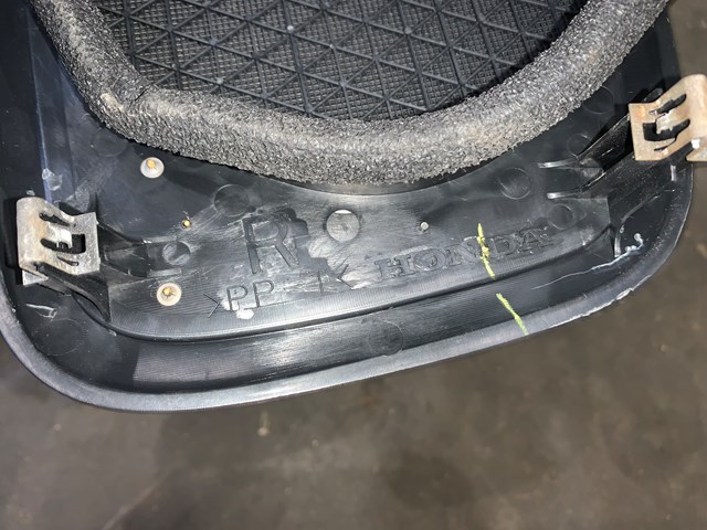 2000 Honda Prelude Rear RH Passenger Speaker Cover OEM