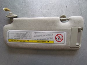 2003 Infiniti G35 Sedan AT Front RH Passenger Sun Visor