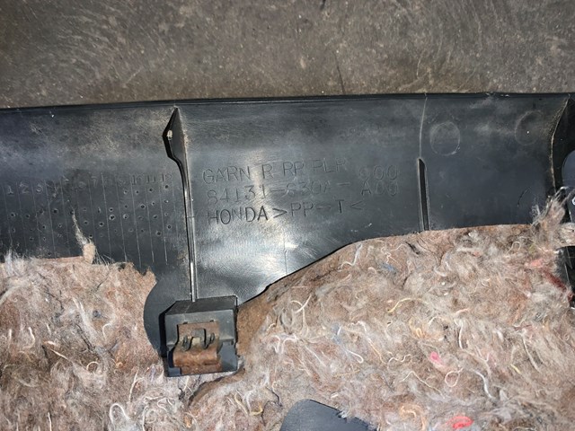 2000 Honda Prelude RH Passenger C Pillar Trim Panel OEM 84131-S30A-000