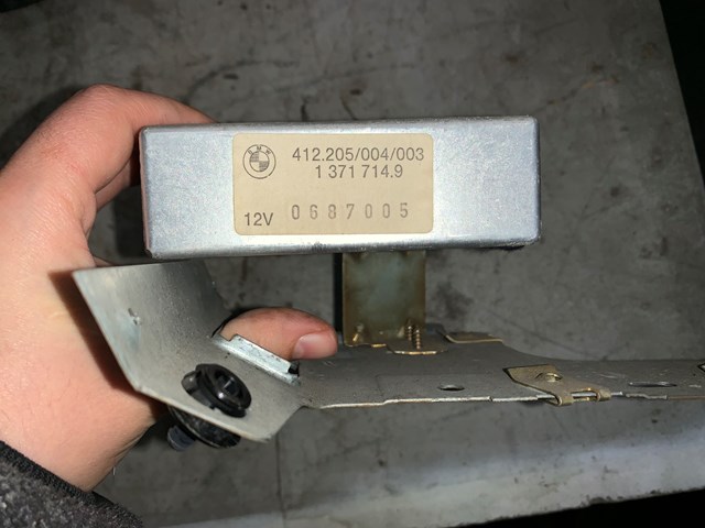 1987 BMW 325is E30 Cruise Control Module W/ Brackets OEM 1371714.9