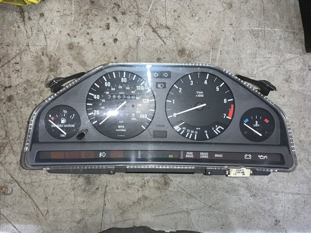 1987 BMW 325is E30 Instrument Cluster Speedometer Gauge OEM