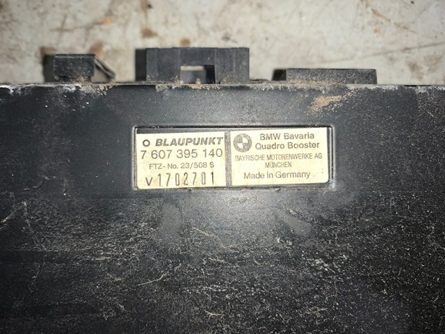 1987 BMW 325is E30 AMP Amplifier OEM 7607395140