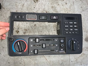 1987 BMW 325is E30 Coupe Dash Bezel Climate Control Radio Trim Bezel w/ Knobs an