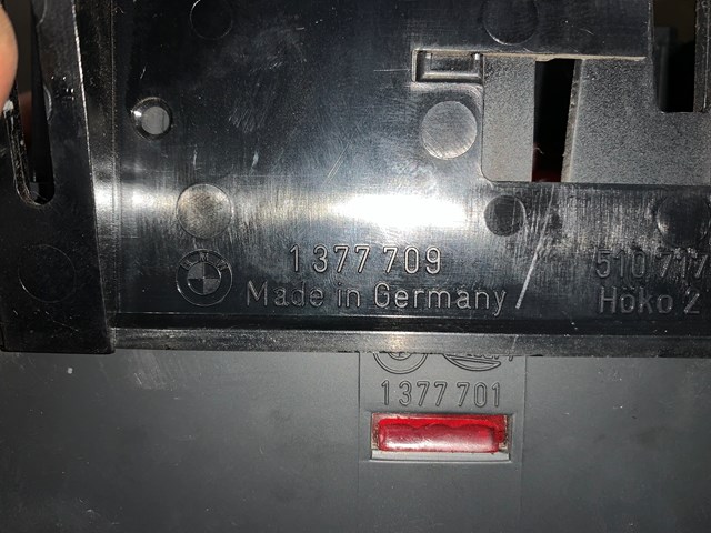 1987 BMW 325is E30 Coupe Third Brake Light Stop Lamp OEM 1377709