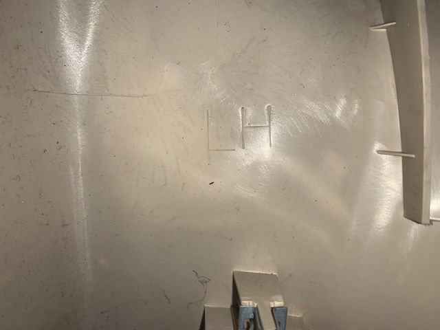 2004 Lincoln Aviator LH Driver Upper D Pillar Trim Panel OEM 1L24-78280