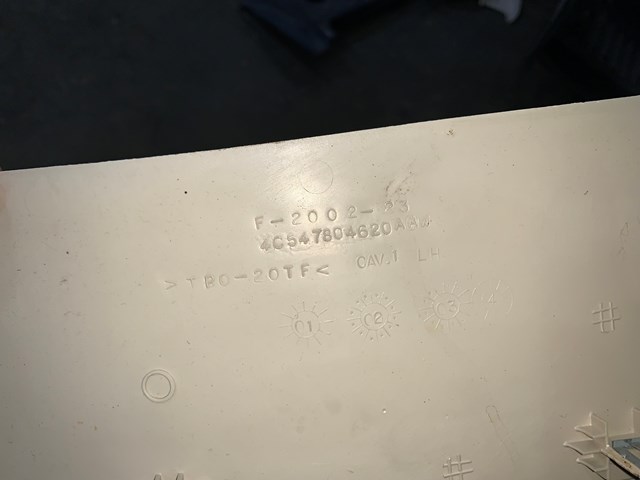 2004 Lincoln Aviator Center Console Side Dash Vent Trim LH Driver OEM 4C54780462