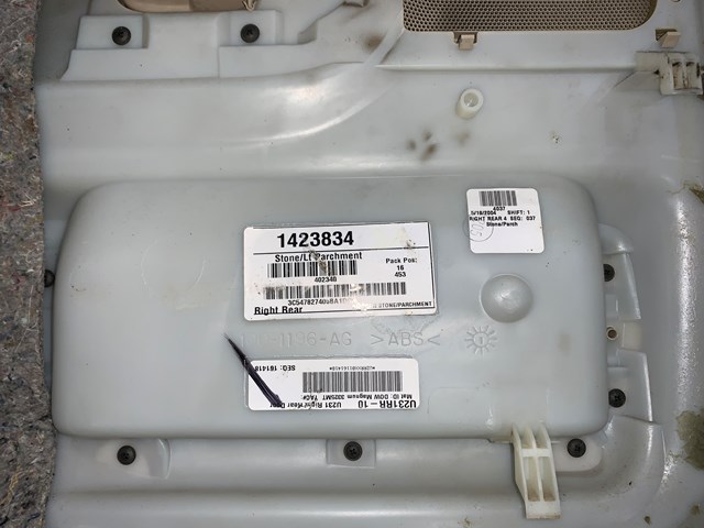 2004 Lincoln Aviator RH Passenger Rear Door Panel OEM