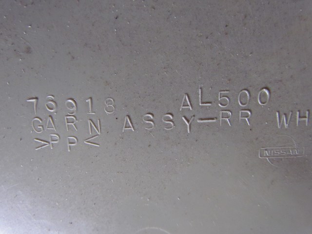 2003 Infiniti G35 Sedan Rear LH Drivers Seat Finish Panel 76918 AL500