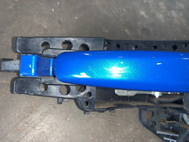 2010 Audi S4 Front LH Driver Exterior Door Handle Blue OEM 8T01837885