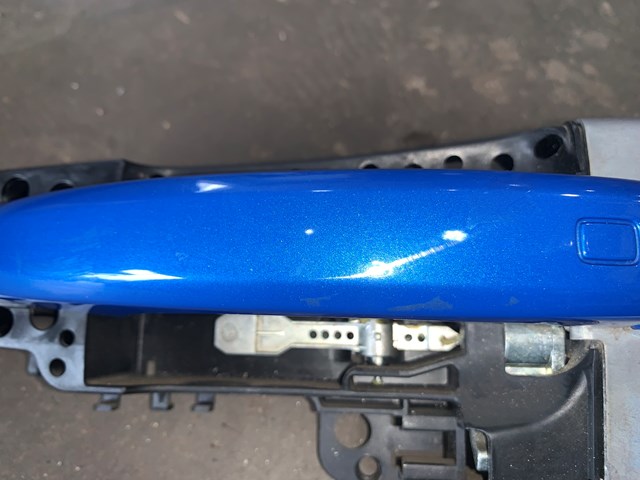 2010 Audi S4 Front LH Driver Exterior Door Handle Blue OEM 8T01837885