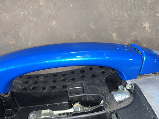 2010 Audi S4 Front LH Driver Exterior Door Handle Blue OEM 8T01837885