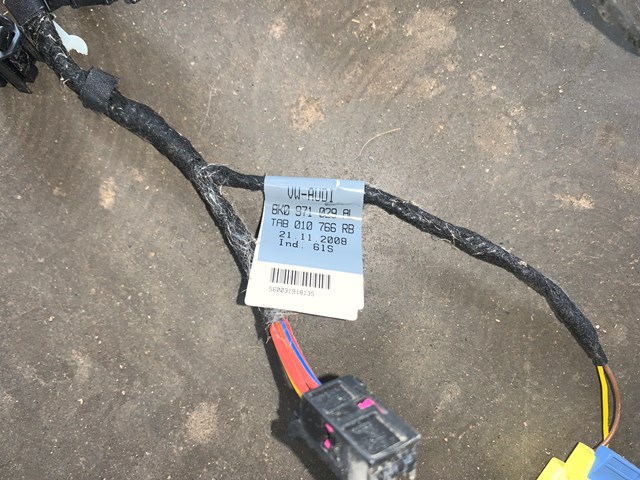 2010 Audi S4 Front LH Driver Door Harness OEM