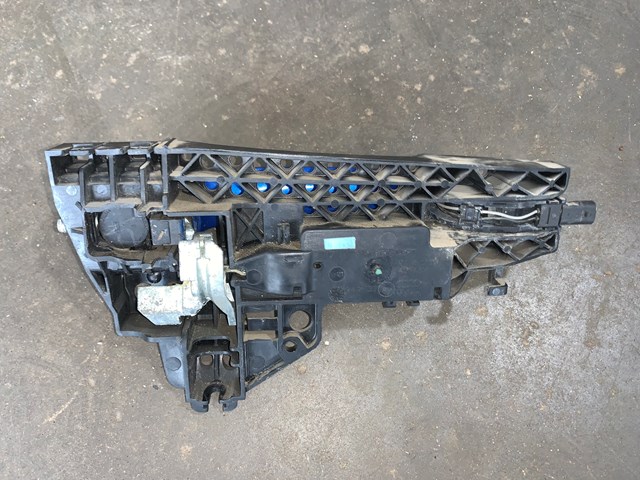 2010 Audi S4 Rear LH Driver Exterior Door Handle Blue OEM 8T01837885