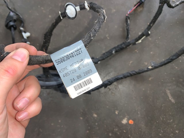 2010 Audi S4 Rear LH Driver Door Wire Harness OEM