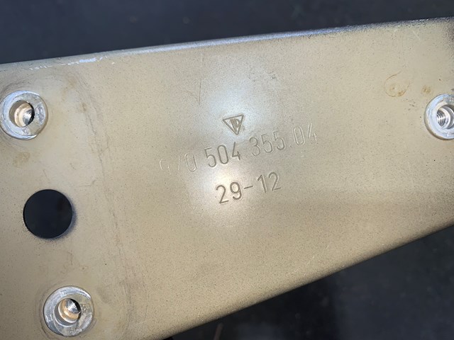 2012 Porsche Panamera Front LH Driver Fender Mount Bracket OEM 97050435504